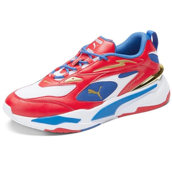 Puma Other - Puma RsFast Dynamic Red and Blue Athletic Men Sneakers Shoes Size 9.5